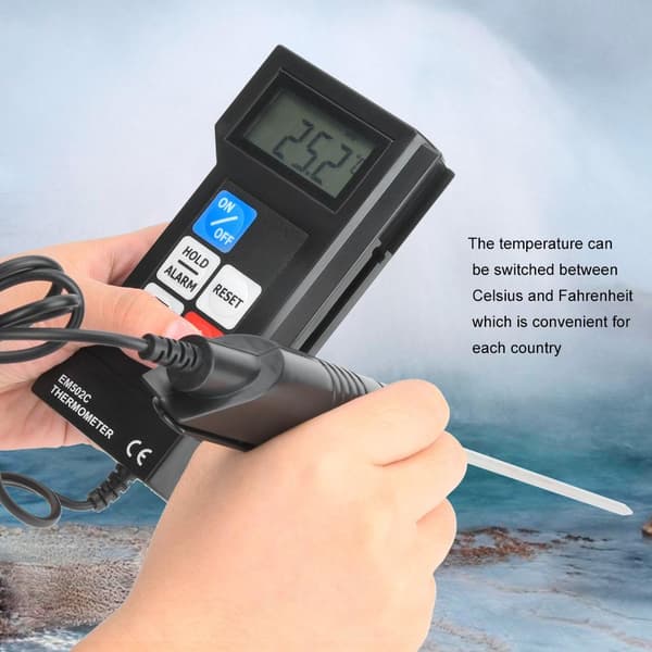 Professionell Digital Mattemperaturmätare - Med Sond