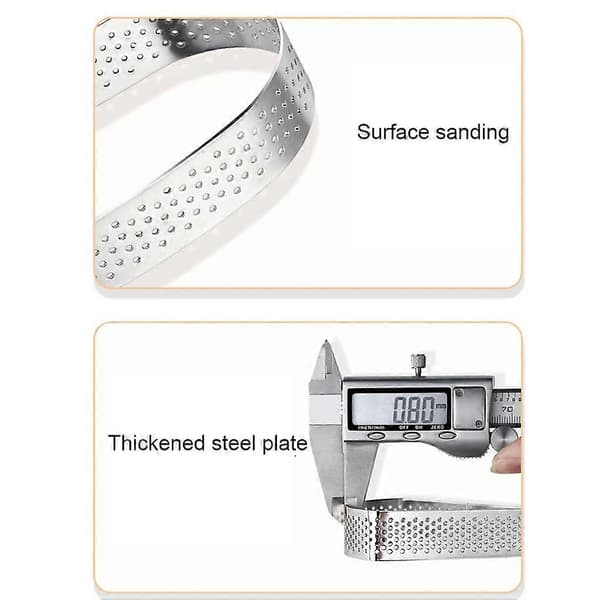 Mousse Kage Ring Universal Hjemmebrug Formningsforme Rustfrit Stål Net Cirkel Bageform Værktøj Bageudstyr Tilbehør 4.5cm