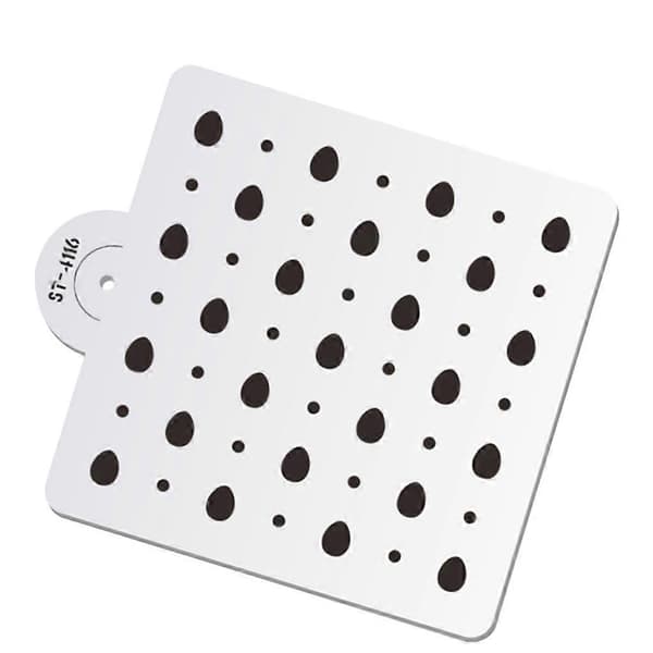 Fondant sjablong påske kjeks dessert mal kake baking dekorere sprayform No.02
