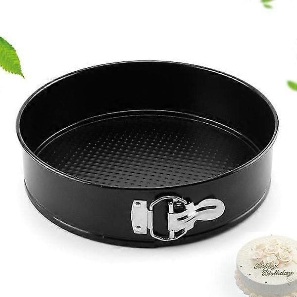Avtakbare non-stick kakeformer, rustfritt stål, svart