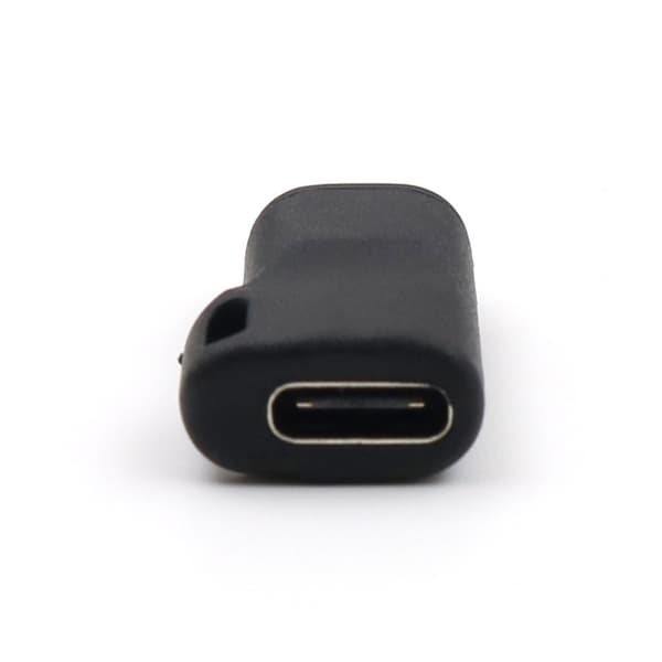 USB-C laddningsadapter för Garmin klocka, svart, dataöverföring, kompakt