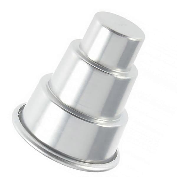 3-lags buddingkageform aluminiumslegering kagebrød mousse 3-lags form hjemmebageri bageværktøj