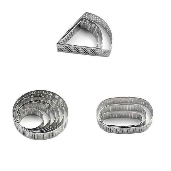 6 Stykker Kageform Åndbar Mousseform Bageværktøj Bageri Køkkengadget Round 6pcs