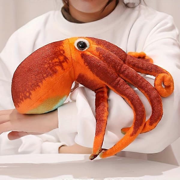 Simulerad bläckfisk bläckfiskdocka bläckfisk plyschleksak akvarium souvenir barnpresent