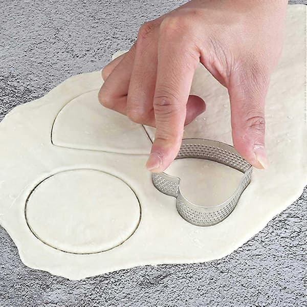 Mousse Kage Ring Universal Hjemmebrug Formningsforme Rustfrit Stål Net Cirkel Bageform Værktøj Bageudstyr Tilbehør 4.5cm