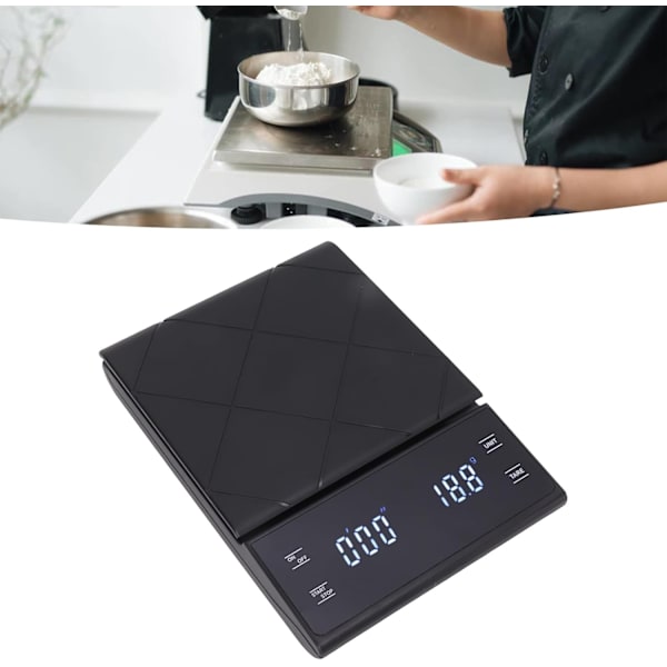 Digitalvåg 3 kg/0,1 g med timer