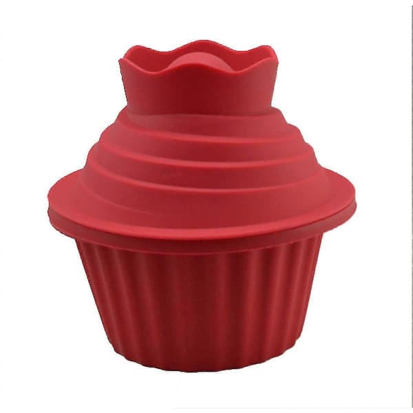 Gigantisk silikonmuffinsform for baking av store muffins