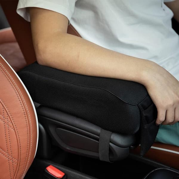 Universal Memory Foam Bil Armstöd Kudde Skydd Höjd Pad Central Kontroll Skydd