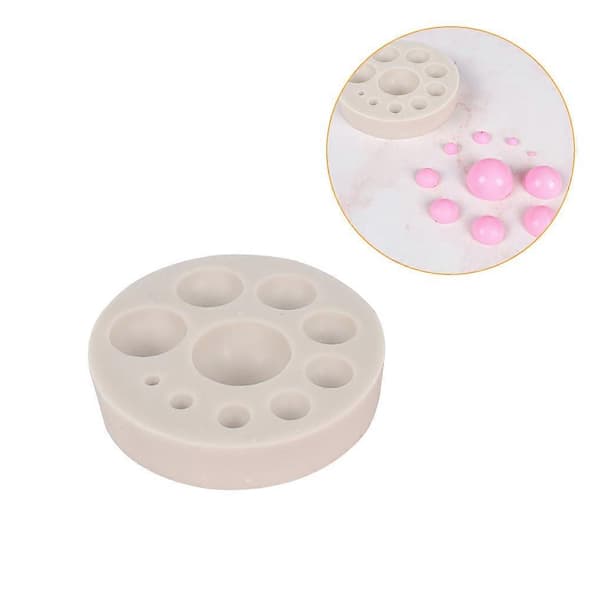 Kakeform Myk Non-stick Bakeform Gjenbrukbar Elastisk Halvsirkel Håndverksform