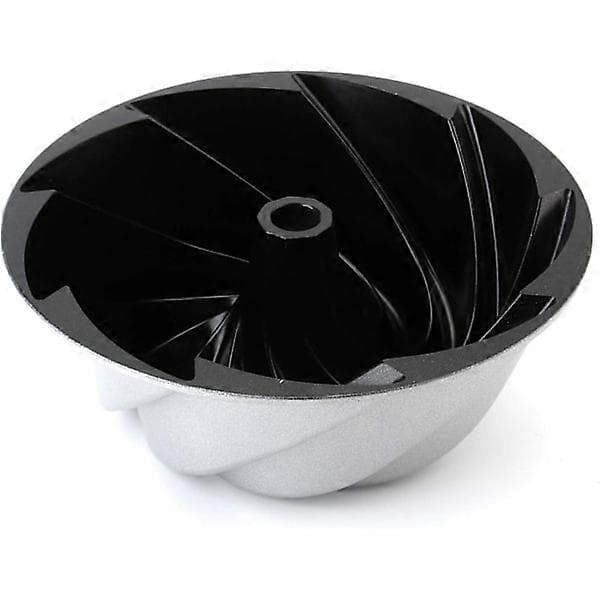 9-tommers non-stick riflet rund kakeform