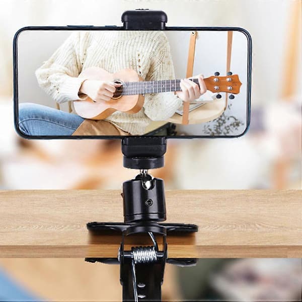 Gitarrhuvudklämma Skrivbordsnotställ Multifunktionell Mobiltelefonhållare