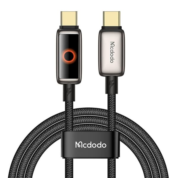 USB-C til USB-C-kabel 1,2 m, 100 W PD hurtiglading, nylonflettet, for bærbar PC og telefon