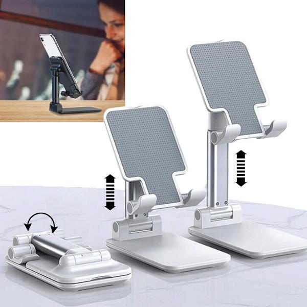 Universal Desktop Mobiltelefonholder til iPhone iPad White