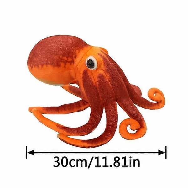 Simulerad bläckfisk bläckfiskdocka bläckfisk plyschleksak akvarium souvenir barnpresent