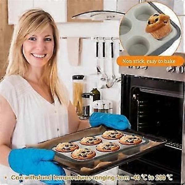 Non-stick Silikon Kakform Lätt att Lossa Rengöra 1 st