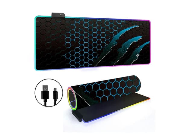 Musematte med 14 RGB-lysmoduser og sklisikker base (stil 30, 300*700*3 mm)
