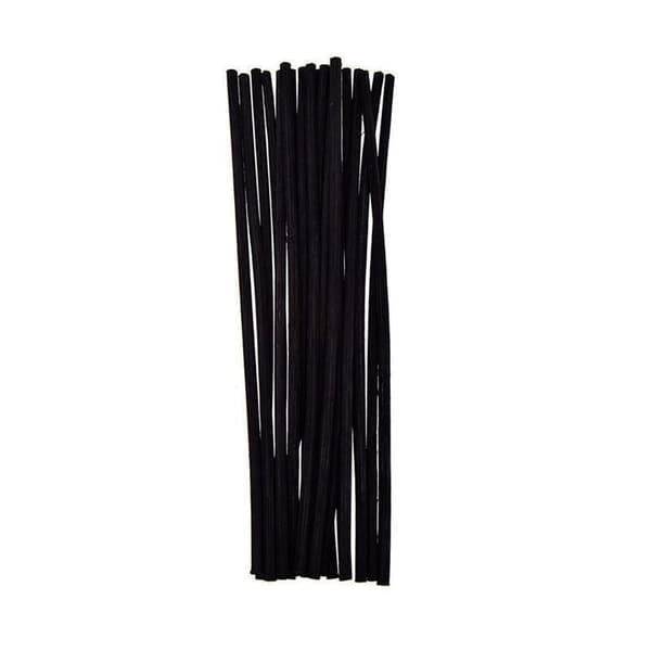 Premium Kvalitet Diffuserpinner Rattanpinne 3x260mm Svart 10 stk