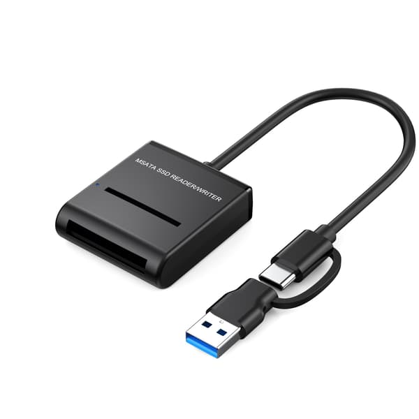 mSATA till USB 3.0 Type-C-adapter, extern enhetskonverteringskabel