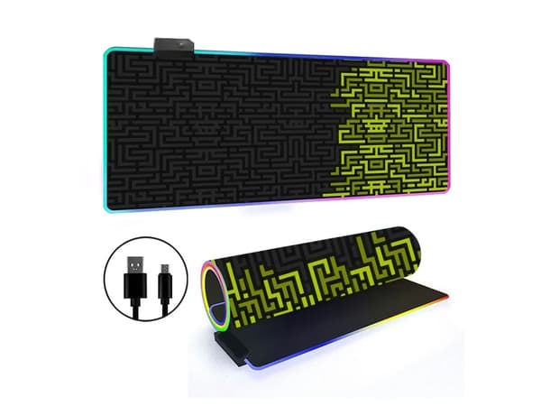 Musemåtte, RGB-belysning bordmåtter, enkle linjer (stil 22, 300*600*4 mm)