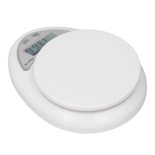 Digital kjøkkenvekt, 0,1g til 500g, LCD-skjerm.
