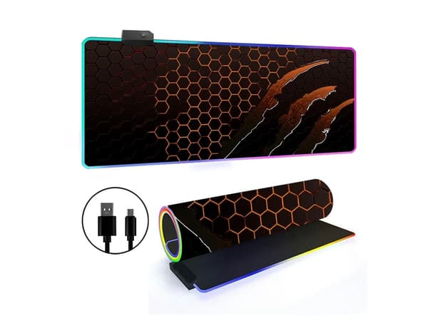 Musematte med 14 RGB-lysmoduser og sklisikker base (stil 28, 300*600*4 mm)