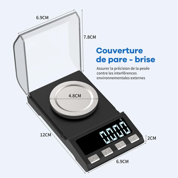 Digitalvåg för hushållsredskap, precision, LCD-display