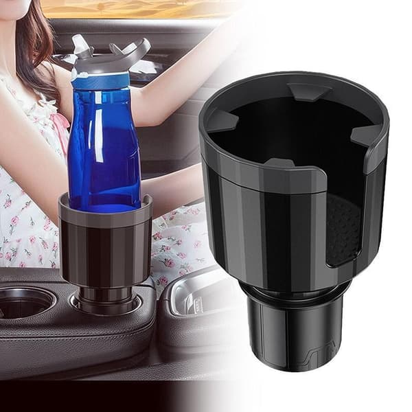 Bil Koppholder Ekspander Adapter for Flasker og Store Drikker Stabil Passform for Bil Auto
