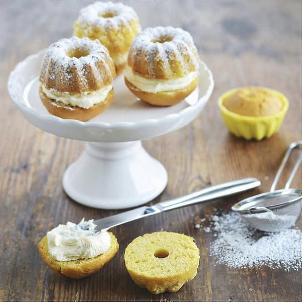 16-pack silikonmuffinsformar, återanvändbara non-stick bakformar för kakor och desserter
