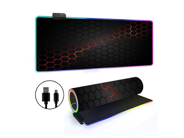 Musematte med 14 RGB-lysmoduser og sklisikker base (stil 15, 300*700*4 mm)