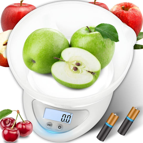 Kaffevåg, 3 kg, 0,1 g precision, timer