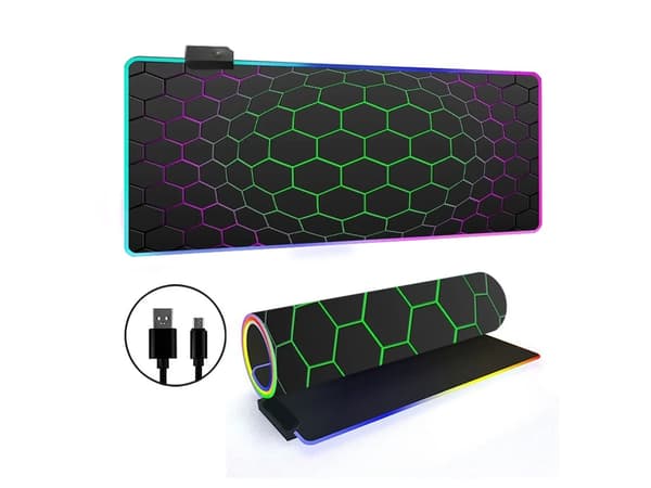 Musematte med 14 RGB-lysmoduser og sklisikker base (stil 16, 300*600*3 mm)