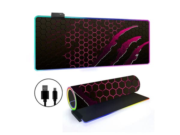 Musematte med 14 RGB-lysmoduser og sklisikker base (stil 29, 300*700*3 mm)