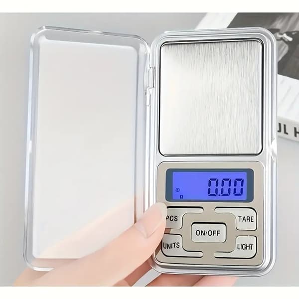 2-pack digital fick-/köksvåg 0,01 200g silver AQUAFORGE