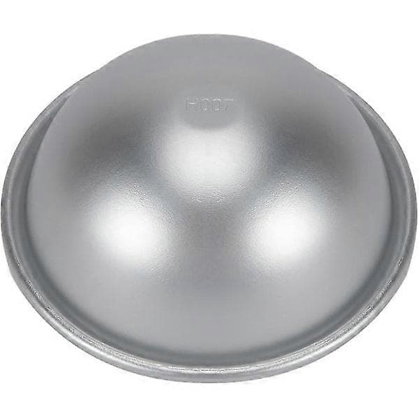 4 stk. 8 cm halvkugleformede kageforme i aluminium