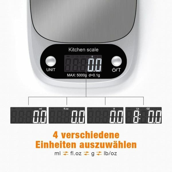 Præcisionsvægt 0,01 g/1 kg med LCD-display