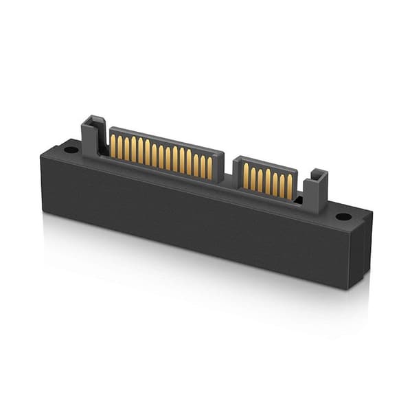 SFF-8482 til SATA 22-pinners adapter, 90-graders vinklet, for SAS harddisk