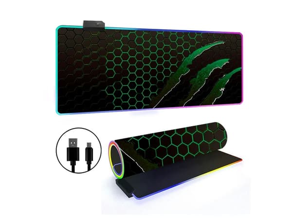Musematte med 14 RGB-lysmoduser og sklisikker base (stil 25, 300*700*4 mm)