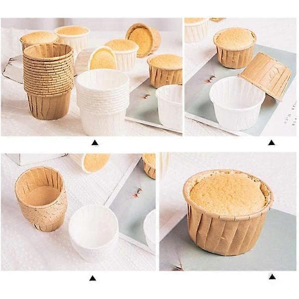 50 stk. Cupcake-æsker, Muffinforme, Bageforme, Folieforme til hjemmet