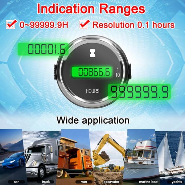 Digital fordonskronograf industriell timer bildelar kronograf