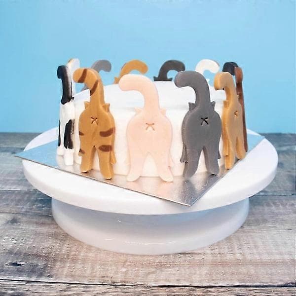 3 stk. katteudstikkere, DIY bageform til kagedekoration