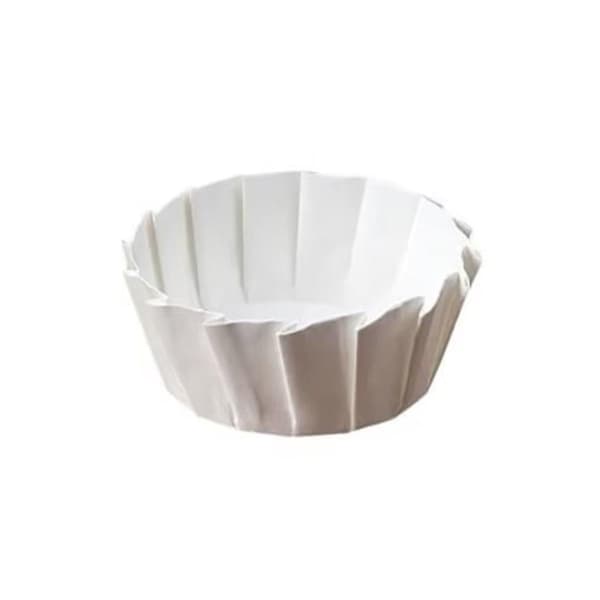 100 STK Ikke-foldbare Non-stick Olietætte Kagepapirbakker Bage- og Serveringsfad 4 tommer