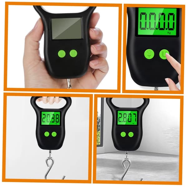 Professionell 5 kg köksvåg med LCD-display
