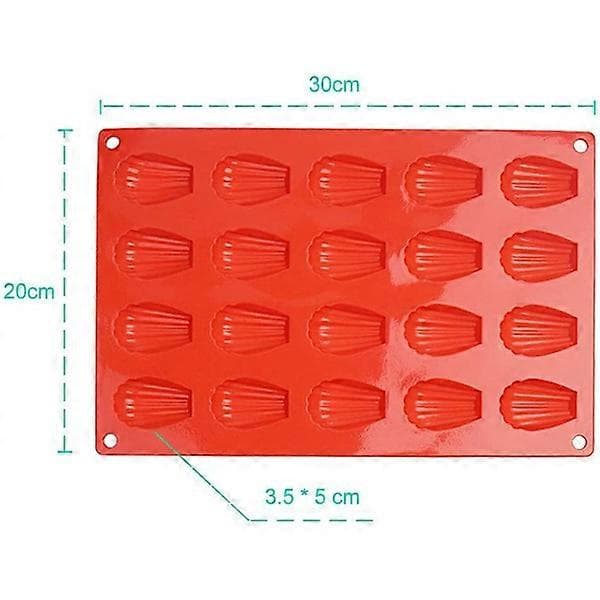 Silikon Bakeformsett for Muffins, Cupcakes og Pudding