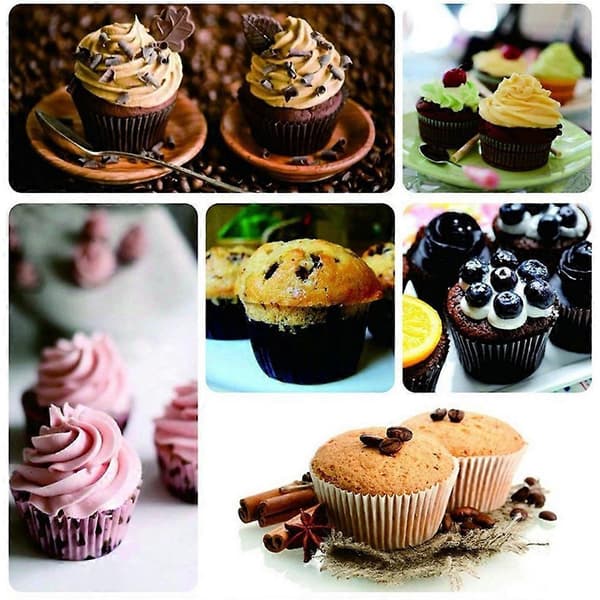 Silikone kageform 12 til isterning bageplade DIY cupcake chokolade muffin kop non-stick donut form rød