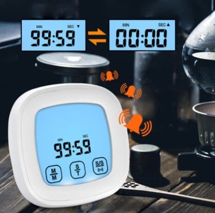 Digital Ovntermometer med Touchskærm, Timer til Køkken, 1 Probe, AQUAFORGE