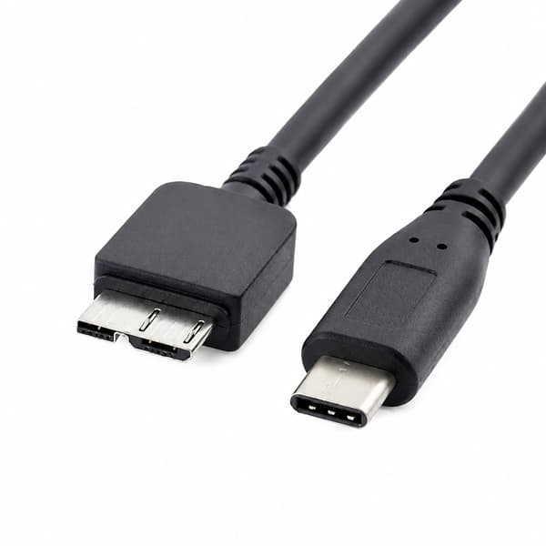 USB 3.0 till Typ C 3.1 Datakabel för WD My Passport Ultra Extern Hårddisk
