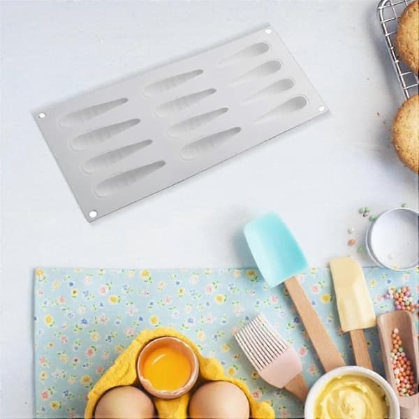 Utsøkt utførelse silikonkakeform for baking 12 hull gulrotfondantkake gulrotformmousse