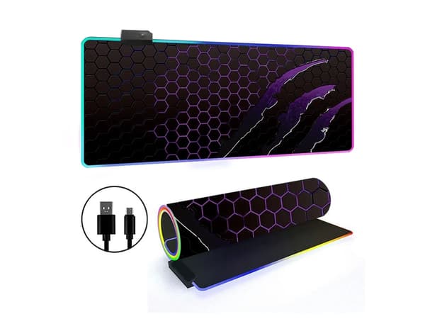 Musematte med 14 RGB-lysmoduser og sklisikker base (stil 26, 300*700*4 mm)