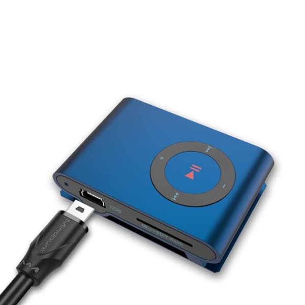 USB 2.0 - Mini 5-nastainen datakaapeli Android MP3:lle, 3m, musta, nopea tiedonsiirto