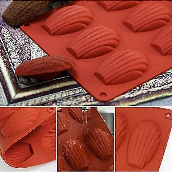 Silikon Bakeformsett for Muffins, Cupcakes og Pudding